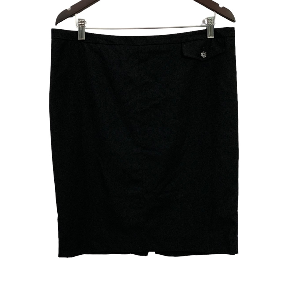 Gap Stretch Black Pencil Skirt Women’s size 14 Knee Length